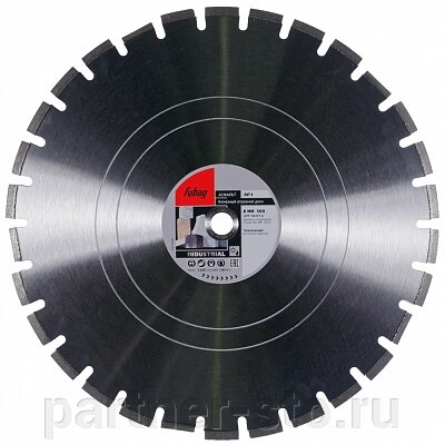 58371-4 FUBAG Алмазный отрезной диск AP-I D500 мм/ 25.4 мм по асфальту от компании Партнёр-СТО - оборудование и инструмент для автосервиса и шиномонтажа. - фото 1