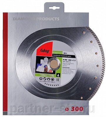 58617-6 FUBAG Алмазный отрезной диск SK-I D300 мм/ 30-25.4 мм по керамике от компании Партнёр-СТО - оборудование и инструмент для автосервиса и шиномонтажа. - фото 1