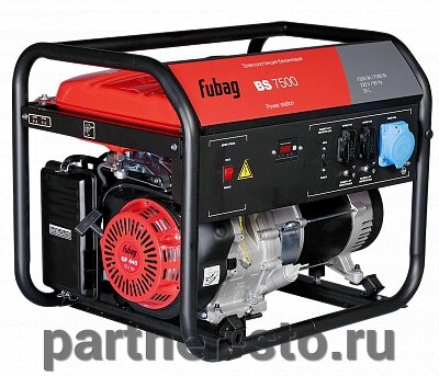 838759 FUBAG Бензиновый генератор BS 7500 от компании Партнёр-СТО - оборудование и инструмент для автосервиса и шиномонтажа. - фото 1