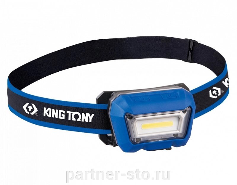 9TA52A KING TONY Фонарь светодиодный, налобный, 1 Led COB, 3,7 В от компании Партнёр-СТО - оборудование и инструмент для автосервиса и шиномонтажа. - фото 1