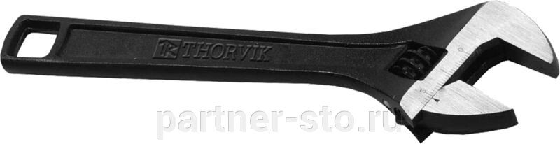 AJW450 Thorvik Ключ разводной 450 мм от компании Партнёр-СТО - оборудование и инструмент для автосервиса и шиномонтажа. - фото 1