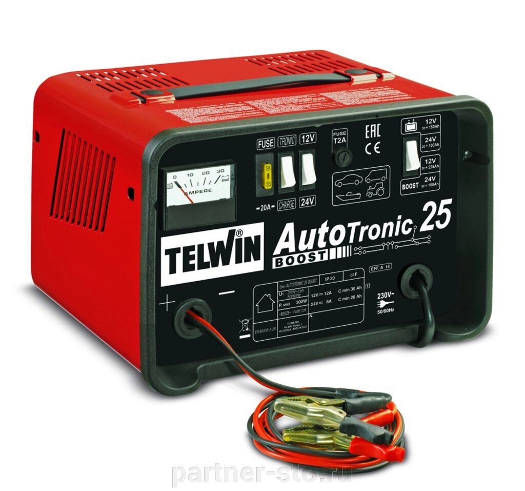 AUTOTRONIC 25 BOOST Telwin Зарядное устройство код 807540 от компании Партнёр-СТО - оборудование и инструмент для автосервиса и шиномонтажа. - фото 1
