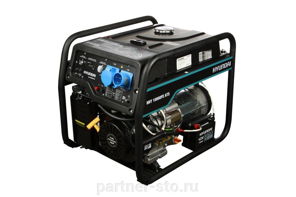 Бензиновый генератор HYUNDAI HHY 10000FE от компании Партнёр-СТО - оборудование и инструмент для автосервиса и шиномонтажа. - фото 1