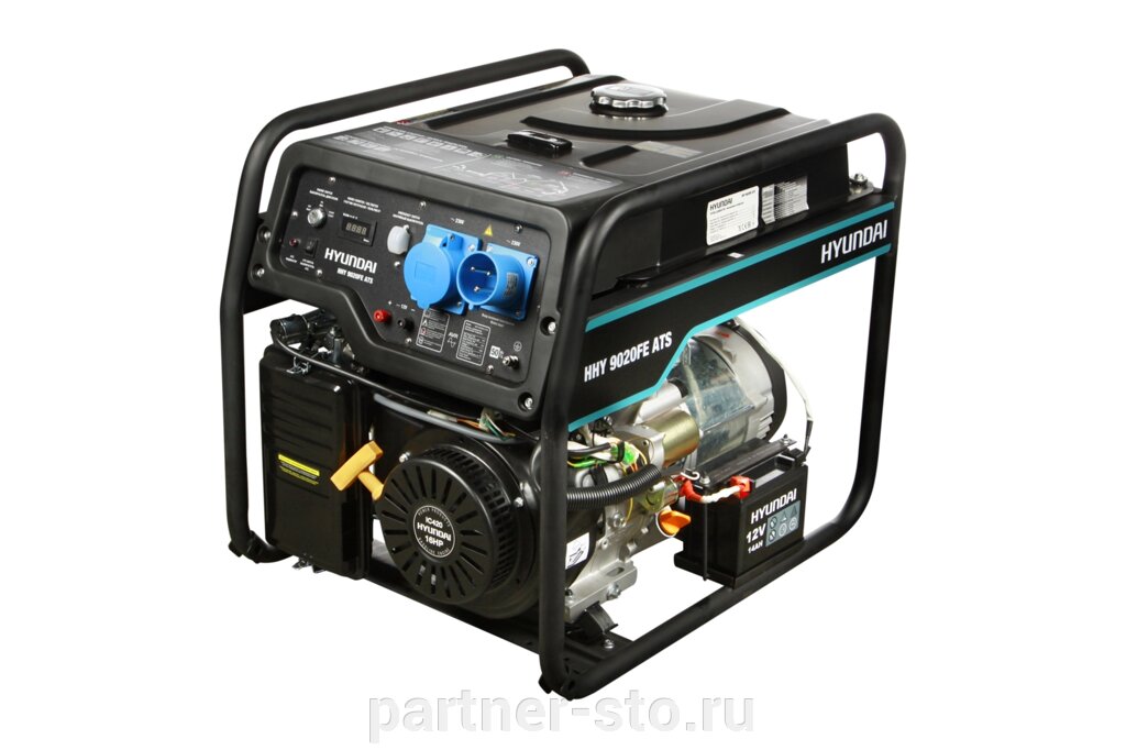 Бензиновый генератор HYUNDAI HHY 9020FE ATS с автозапуском от компании Партнёр-СТО - оборудование и инструмент для автосервиса и шиномонтажа. - фото 1