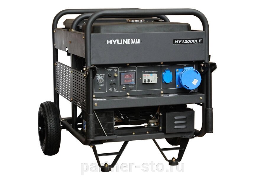 Бензиновый генератор HYUNDAI HY 12000LE от компании Партнёр-СТО - оборудование и инструмент для автосервиса и шиномонтажа. - фото 1