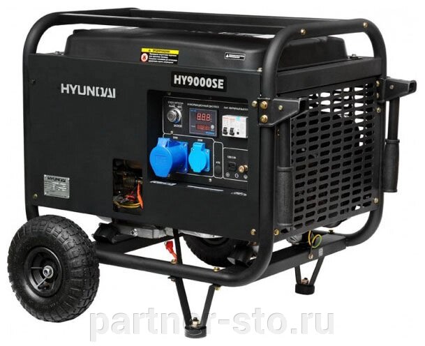 Бензиновый генератор HYUNDAI HY 9000SE от компании Партнёр-СТО - оборудование и инструмент для автосервиса и шиномонтажа. - фото 1