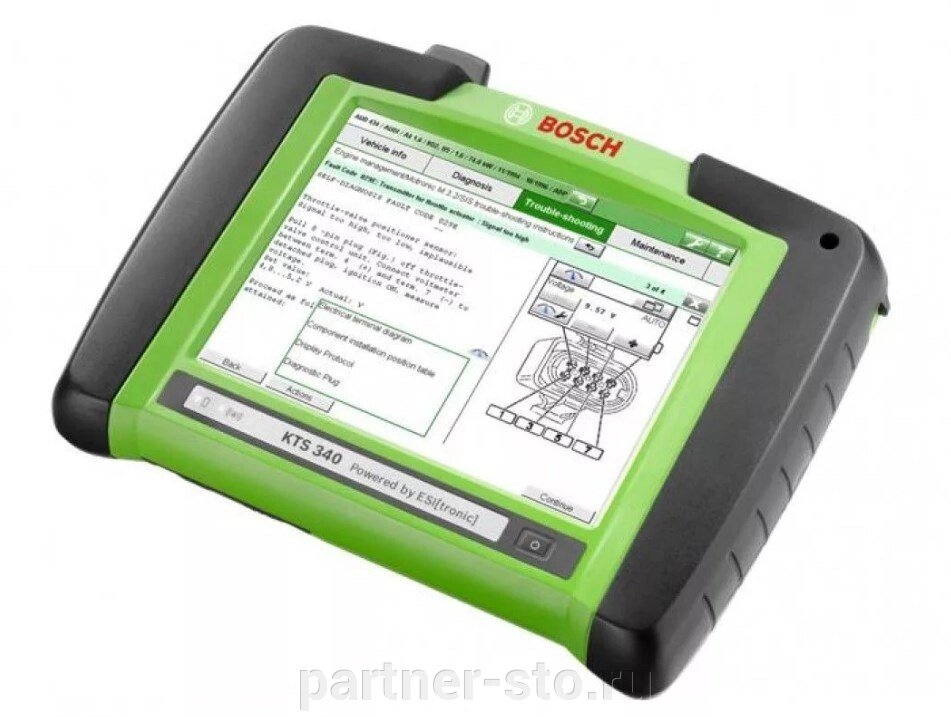 Bosch KTS 340 + Esitroniс - Мультимарочный сканер от компании Партнёр-СТО - оборудование и инструмент для автосервиса и шиномонтажа. - фото 1