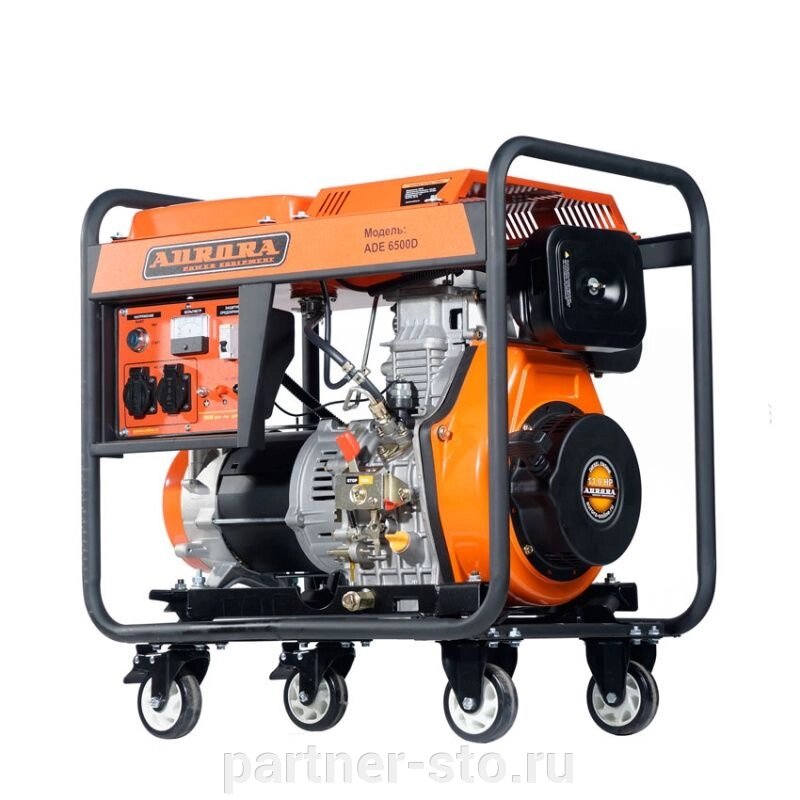 Дизельный генератор ADE 6500 D от компании Партнёр-СТО - оборудование и инструмент для автосервиса и шиномонтажа. - фото 1