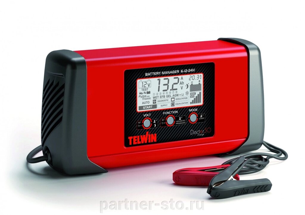 Doctor Charge 50 230V 6V\12V\24V Telwin Зарядное устройство код 807598 от компании Партнёр-СТО - оборудование и инструмент для автосервиса и шиномонтажа. - фото 1