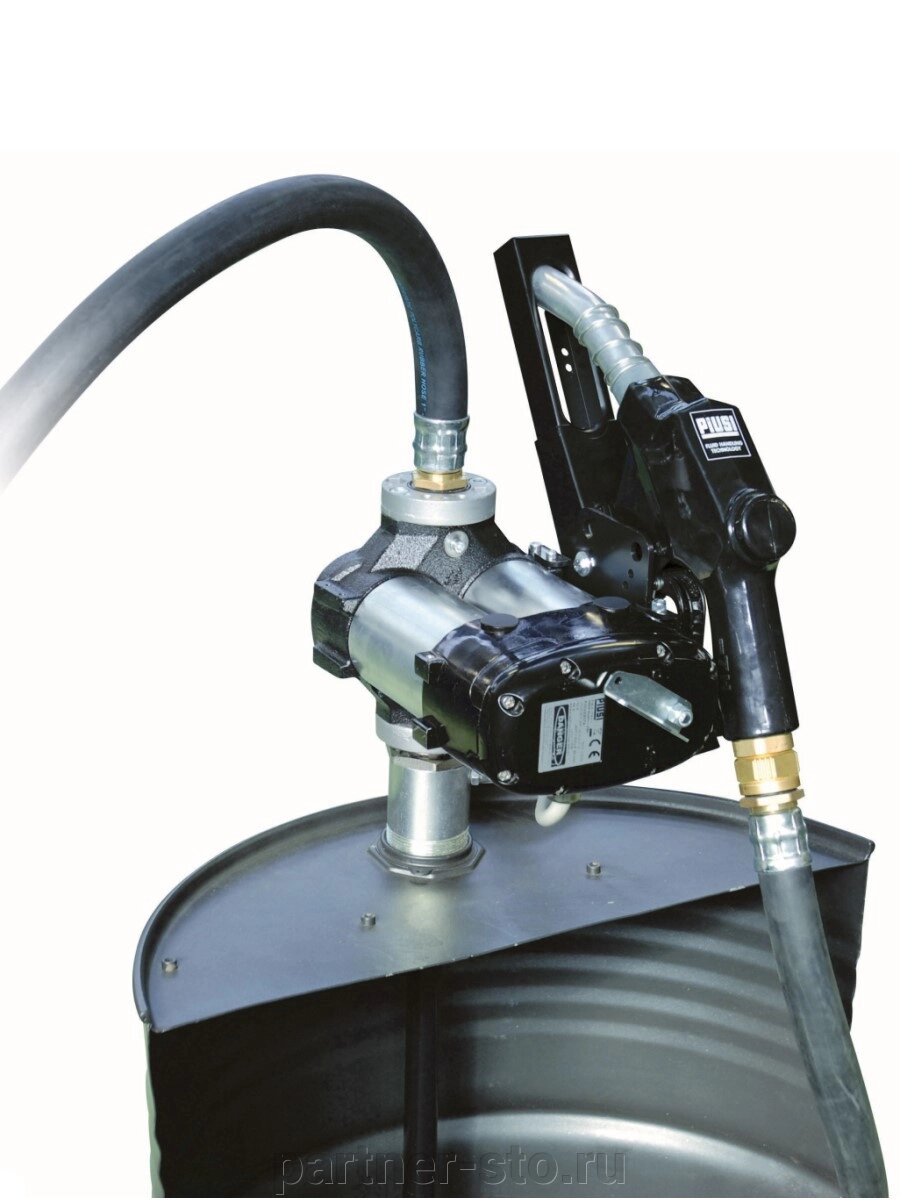 Drum BI-Pump 24V A120 - Бочковой комплект для ДТ (авт. пист.), 80 л/мин от компании Партнёр-СТО - оборудование и инструмент для автосервиса и шиномонтажа. - фото 1