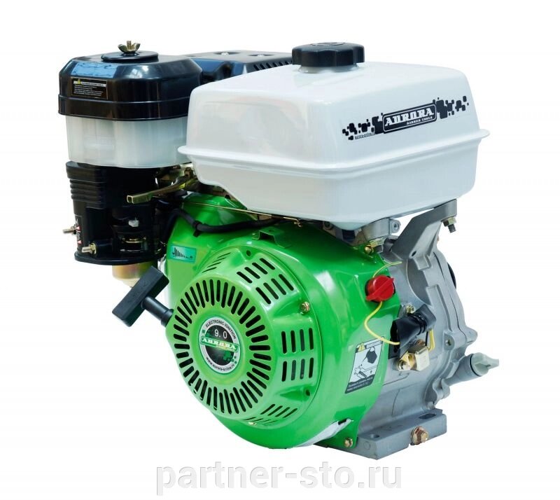 Двигатель Aurora АЕ-9 (со шкивом) для мотобока от компании Партнёр-СТО - оборудование и инструмент для автосервиса и шиномонтажа. - фото 1