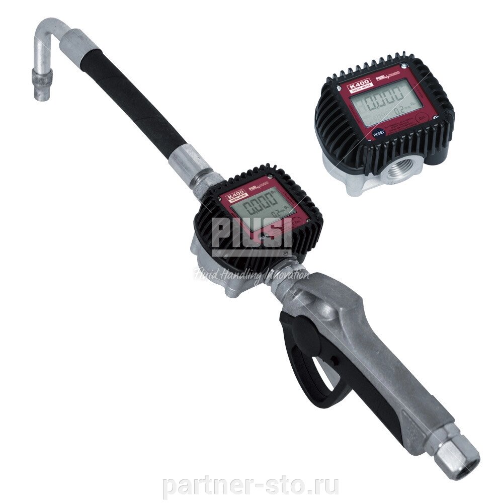 Easy K400 1/2" BSP - Пистолет с эл. счетчиком для масла, гибкий носик (LP), 30 л/мин от компании Партнёр-СТО - оборудование и инструмент для автосервиса и шиномонтажа. - фото 1