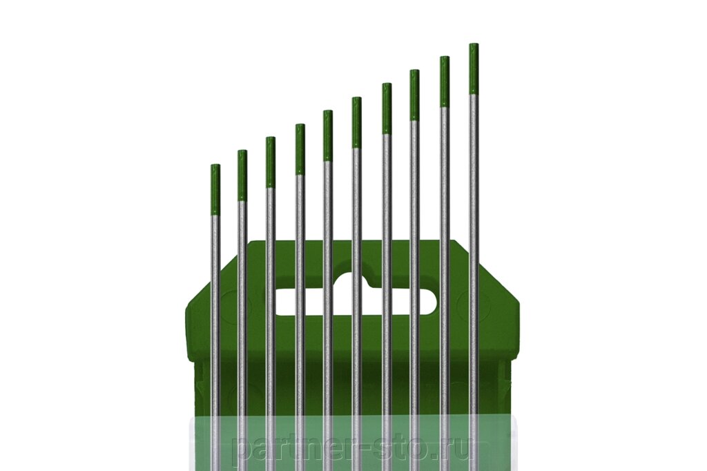 Электроды вольфрамовые КЕДР WP-175 Ø 2,0 мм (зеленый) AC от компании Партнёр-СТО - оборудование и инструмент для автосервиса и шиномонтажа. - фото 1