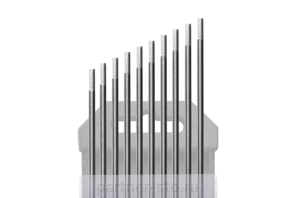 Электроды вольфрамовые КЕДР WZ-8-175 Ø 3,0 мм (белый) AC от компании Партнёр-СТО - оборудование и инструмент для автосервиса и шиномонтажа. - фото 1