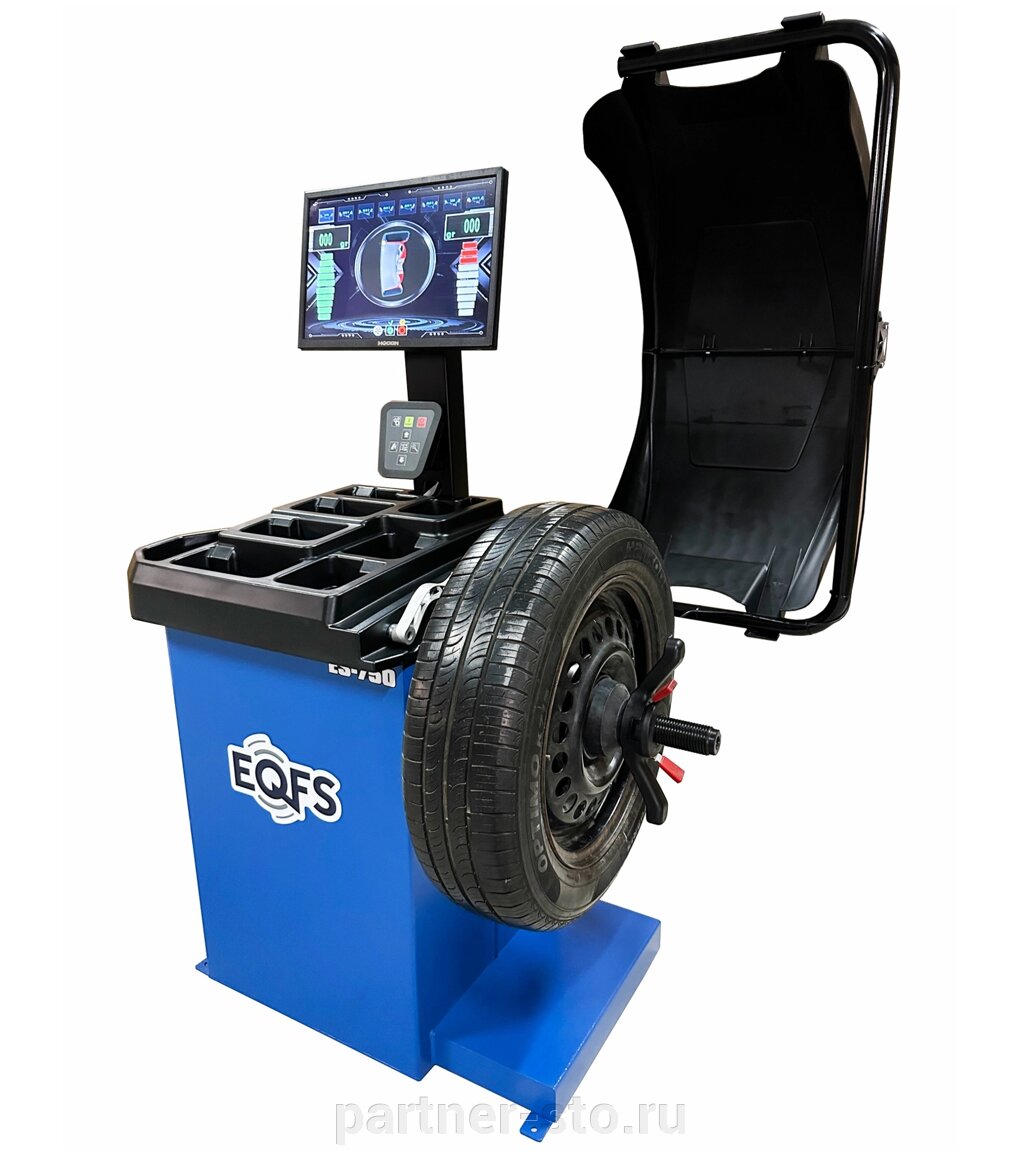 ES-750 EQFS Балансировочный станок для легковых авто от компании Партнёр-СТО - оборудование и инструмент для автосервиса и шиномонтажа. - фото 1