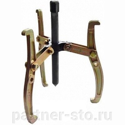 Forsage F-6590210 Съемник трехлапый переставной 10''(Ø захвата -250мм, длина лап-250мм, лапы S-образные) от компании Партнёр-СТО - оборудование и инструмент для автосервиса и шиномонтажа. - фото 1