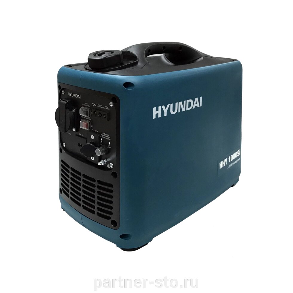 Генератор бензиновый инверторный Hyundai HHY 1000Si от компании Партнёр-СТО - оборудование и инструмент для автосервиса и шиномонтажа. - фото 1
