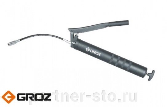 GR42565 GROZ Шприц рычажный для смазки от компании Партнёр-СТО - оборудование и инструмент для автосервиса и шиномонтажа. - фото 1