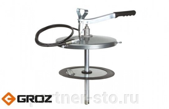GR44230 GROZ Насос для смазки высокого давления от компании Партнёр-СТО - оборудование и инструмент для автосервиса и шиномонтажа. - фото 1