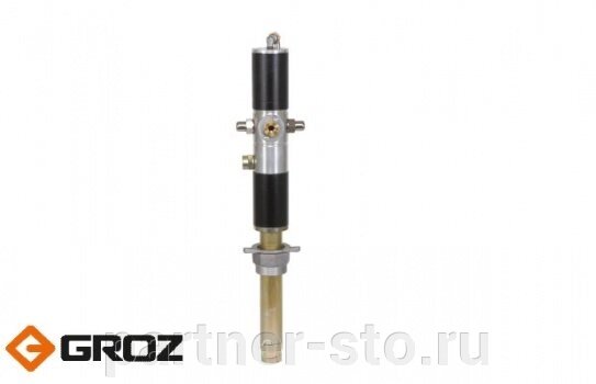 GR45342 GROZ Пневматический бочковой насос с передаточным числом 1:1 от компании Партнёр-СТО - оборудование и инструмент для автосервиса и шиномонтажа. - фото 1