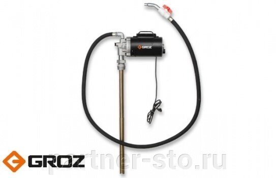 GR45551 GROZ Электрический насос для масел от компании Партнёр-СТО - оборудование и инструмент для автосервиса и шиномонтажа. - фото 1