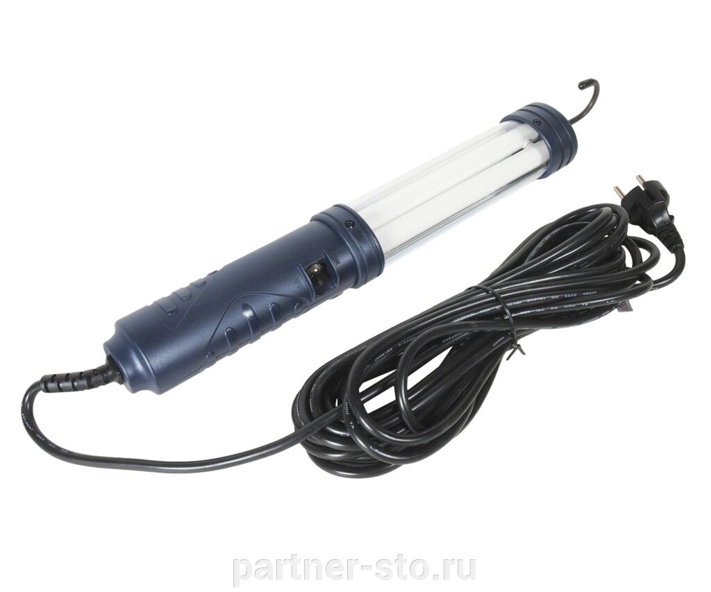 JTC-5652 Лампа переносная 220V L=8м флуоресцентная 18W от компании Партнёр-СТО - оборудование и инструмент для автосервиса и шиномонтажа. - фото 1