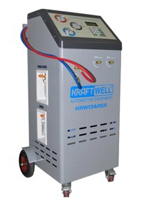 KRW134ASA KraftWell Станция полуавтоматическая для заправки автомобильных кондиционеров