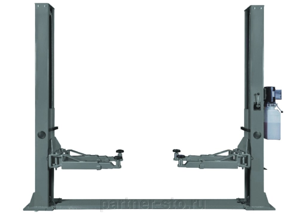 KRW4MLS KraftWell Подъемник двухстоечный г/п 4000 кг. электрогидравлический от компании Партнёр-СТО - оборудование и инструмент для автосервиса и шиномонтажа. - фото 1
