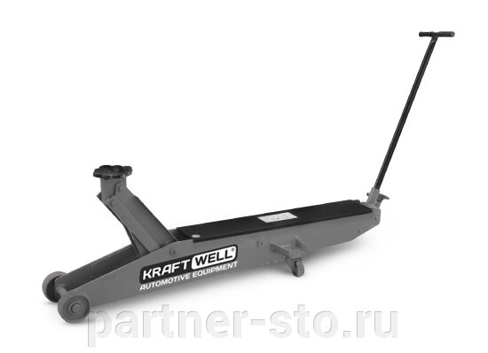 KRWFJ10T Домкрат подкатной гидравлический г/п 10000 кг. KraftWell (Турция) от компании Партнёр-СТО - оборудование и инструмент для автосервиса и шиномонтажа. - фото 1