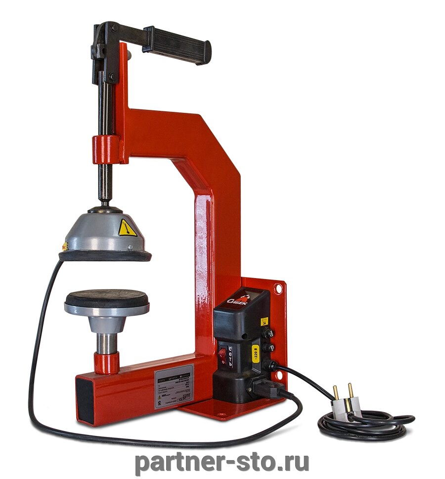 Микрон СИБЕК Электрический вулканизатор с одним нагревательным элементом от компании Партнёр-СТО - оборудование и инструмент для автосервиса и шиномонтажа. - фото 1
