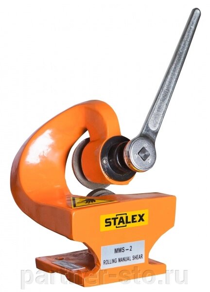 MMS-2 Stalex Нож дисковый ручной, сталь до 2 мм. от компании Партнёр-СТО - оборудование и инструмент для автосервиса и шиномонтажа. - фото 1