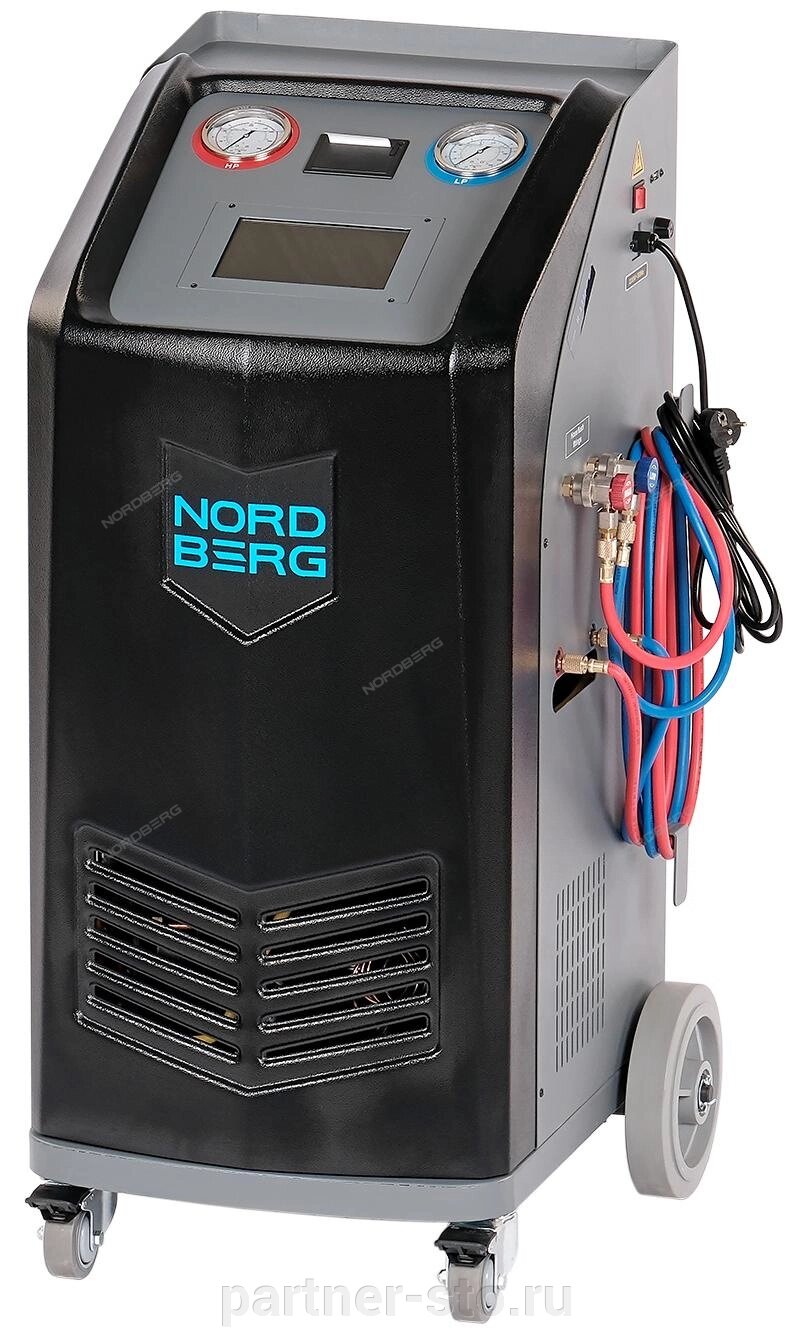 NF16 NORDBERG Установка автомат для заправки автомобильных кондиционеров с принтером и тестом утечки от компании Партнёр-СТО - оборудование и инструмент для автосервиса и шиномонтажа. - фото 1