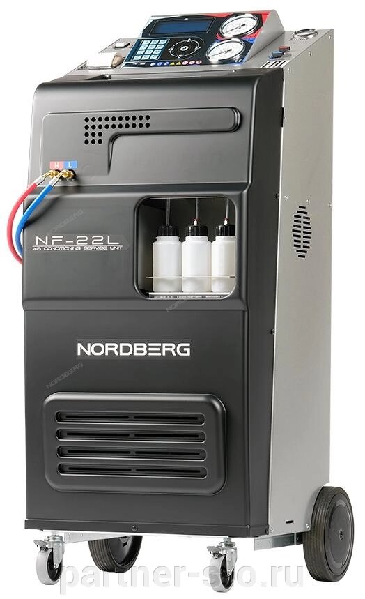 NF22L NORDBERG Автоматическая установка для заправки автомобильных кондиционеров 22 л от компании Партнёр-СТО - оборудование и инструмент для автосервиса и шиномонтажа. - фото 1