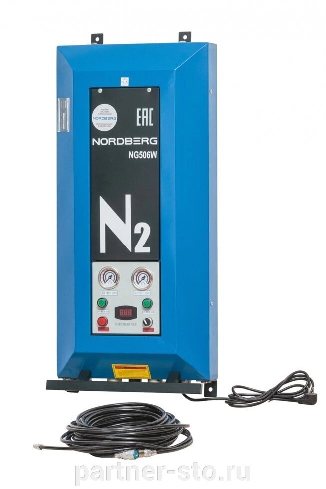 NG506W NORDBERG Установка для накачки шин азотом от компании Партнёр-СТО - оборудование и инструмент для автосервиса и шиномонтажа. - фото 1