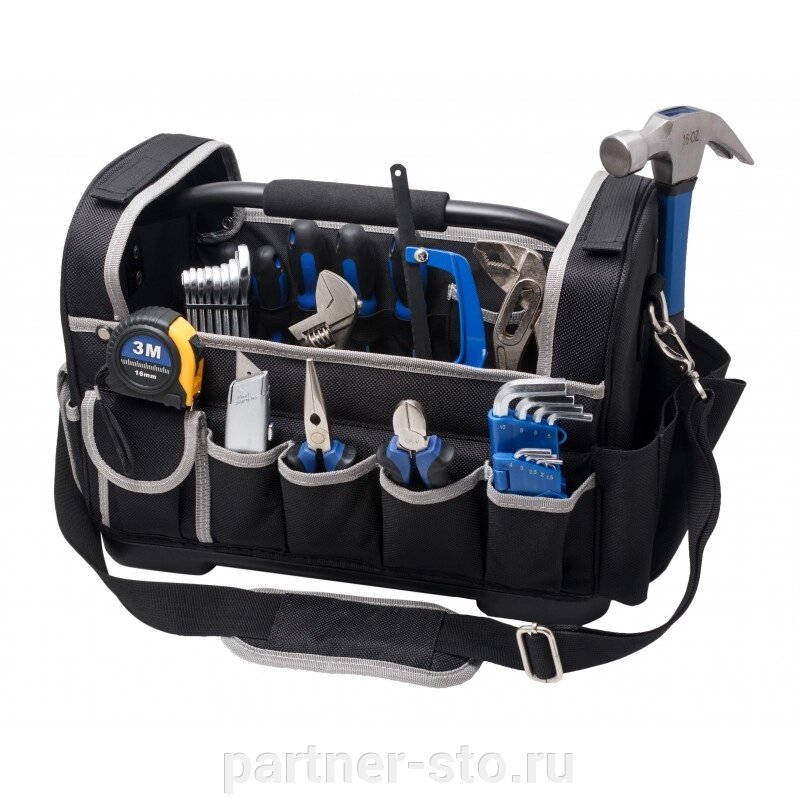 Partner PA-5063 Набор инструмента 63пр.в сумке от компании Партнёр-СТО - оборудование и инструмент для автосервиса и шиномонтажа. - фото 1