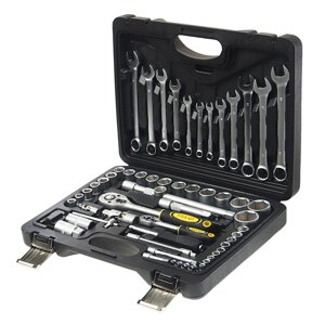 Набор инструмента ER-TK61 1/4"&1/2"DR 6-гранный 61 предмет TOOL KIT 1/4