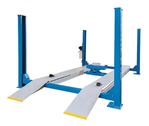 ПГ4-4.0 (М) СТАНКОИМПОРТ Подъёмник четырехстоечный под сход-развал 4.0т с траверсой 2т в Санкт-Петербурге от компании Партнёр-СТО - оборудование и инструмент для автосервиса и шиномонтажа.