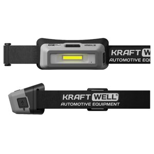 KRWHL18 KraftWell Фонарь налобный светодиодный