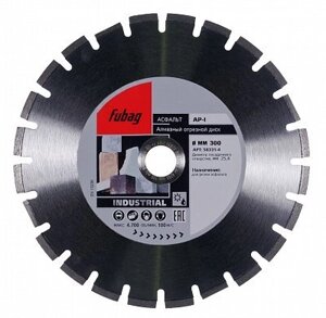 58331-4 FUBAG Алмазный отрезной диск AP-I D300 мм/ 25.4 мм по асфальту