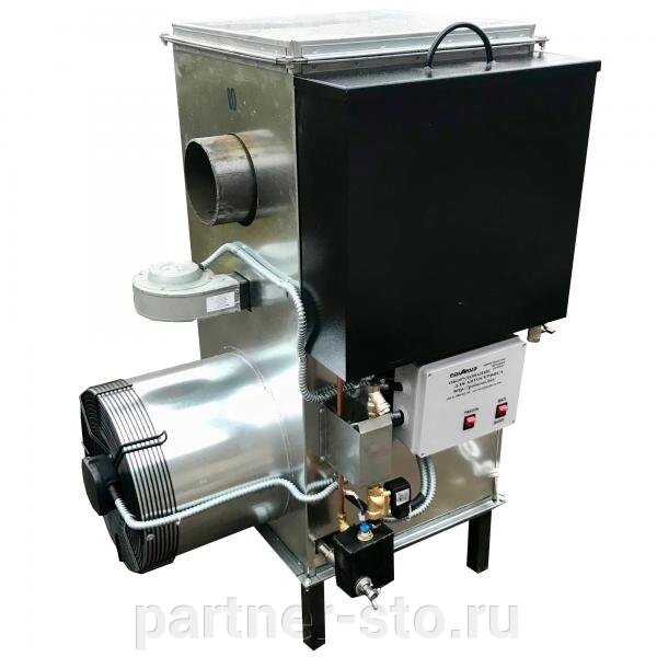 Печь на отработке ПОЛАРУС Р11М 80 (10-80 кВт) для ангаров и больших складов - преимущества