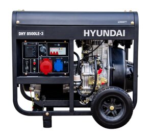 Дизельный генератор Hyundai DHY 8500LE-3 в Санкт-Петербурге от компании Партнёр-СТО - оборудование и инструмент для автосервиса и шиномонтажа.