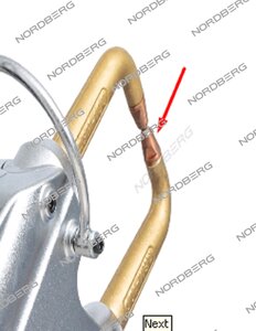 WS10#WELD-TIP NORDBERG Наконечник клещей (2 шт/компл) для WS10 в Санкт-Петербурге от компании Партнёр-СТО - оборудование и инструмент для автосервиса и шиномонтажа.