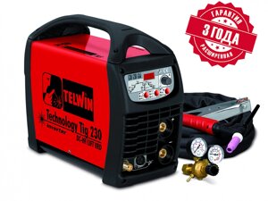 Сварочный аппарат TECHNOLOGY TIG 230 DC-HF/LIFT 230V +ACC в Санкт-Петербурге от компании Партнёр-СТО - оборудование и инструмент для автосервиса и шиномонтажа.