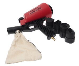 RF-HSB-I Пескоструйный пистолет со встроенной емкостью для песка 1л и резиновыми наконечниками (4шт) ROCKFORCE /1
