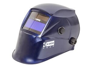 Маска сварщика КЕДР (В РАЗОБР. ВИДЕ) "К-202 PRIME", синяя