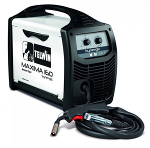 MAXIMA 160 SYNERGIC 230V Telwin Сварочный полуавтомат код 816085 в Санкт-Петербурге от компании Партнёр-СТО - оборудование и инструмент для автосервиса и шиномонтажа.