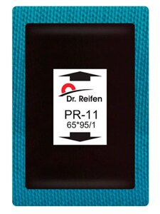 PR-11, Dr. Reifen, пластырь х/в кордовый радиальный 1 слой 65х95 мм в Санкт-Петербурге от компании Партнёр-СТО - оборудование и инструмент для автосервиса и шиномонтажа.