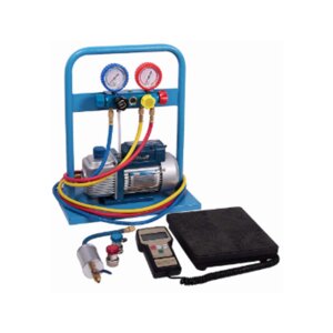 AC-2014 ОДА Сервис Комплект для заправки кондиционеров, с 4-х вентильным коллектором