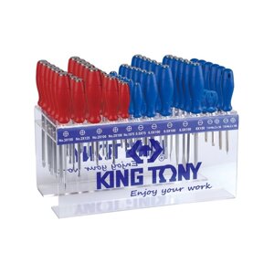87110 KING TONY Подставка для отверток на 72 предмета