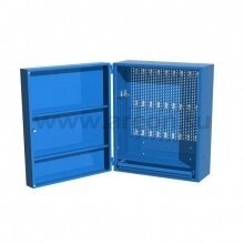 03.001S-5015 FERRUM Шкаф настенный серии «Стандарт», один ящик, синий цвет